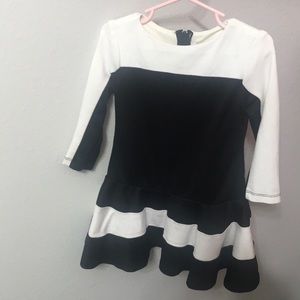 Cute black and white 3T dress!
